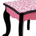 Masuta de toaleta copii cu 3 oglinzi, sertar si scaun ROZ- Vanity Table and Stool  Masuta de toaleta copii cu 3 oglinzi, sertar si scaun ROZ- Vanity Table and Stool